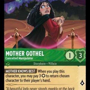 DISNEY LORCANA SINGLE CARDS: SHIMMERING SKIES #228: Mother Gothel – Conceited Manipulator (Uncommon 89/204: NM) DISNEY LORCANA SINGLE CARDS: SHIMMERING SKIES #228: Mother Gothel – Conceited Manipulator (Uncommon 89/204: NM)