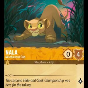 DISNEY LORCANA SINGLE CARDS: SHIMMERING SKIES #235: Nala – Mischievous Cub (Uncommon 2/204: NM)