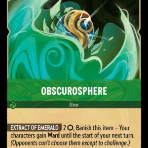 DISNEY LORCANA SINGLE CARDS: SHIMMERING SKIES #242: Obscurosphere (Common Foil 99/204: NM) DISNEY LORCANA SINGLE CARDS: SHIMMERING SKIES #242: Obscurosphere (Common Foil 99/204: NM)