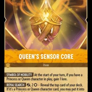 DISNEY LORCANA SINGLE CARDS: SHIMMERING SKIES #274: Queen’s Sensor Core (Rare Foil 31/204: NM)