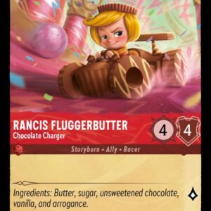 DISNEY LORCANA SINGLE CARDS: SHIMMERING SKIES #277: Rancis Fluggerbutter – Chocolate Charger (Common 108/204: NM
