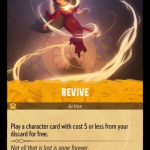 DISNEY LORCANA SINGLE CARDS: SHIMMERING SKIES #292: Revive (Rare 27/204: NM)