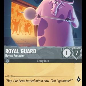 DISNEY LORCANA SINGLE CARDS: SHIMMERING SKIES #304: Royal Guard – Bovine Protector (Common 175/204: NM)