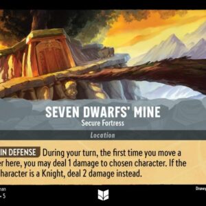 DISNEY LORCANA SINGLE CARDS: SHIMMERING SKIES #326: Seven Dwarfs’ Mine – Secure Fortress (Uncommon 204/204: NM)