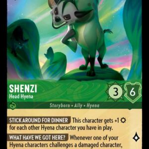 DISNEY LORCANA SINGLE CARDS: SHIMMERING SKIES #328: Shenzi – Head Hyena (Rare 91/204: NM)