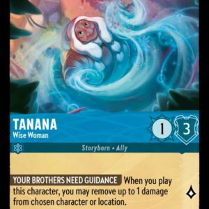 DISNEY LORCANA SINGLE CARDS: SHIMMERING SKIES #370: Tanana – Wise Woman (Common Foil 156/204: NM)