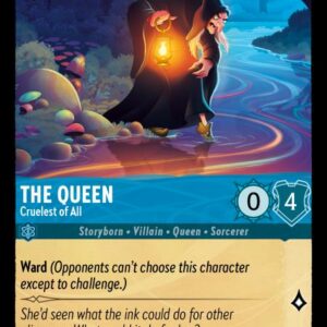 DISNEY LORCANA SINGLE CARDS: SHIMMERING SKIES #379: The Queen – Cruelest of All (Common 139/204: NM) DISNEY LORCANA SINGLE CARDS: SHIMMERING SKIES #379: The Queen – Cruelest of All (Common 139/204: NM)