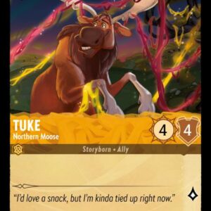 DISNEY LORCANA SINGLE CARDS: SHIMMERING SKIES #393: Tuke – Northern Moose (Common 7/204: NM) DISNEY LORCANA SINGLE CARDS: SHIMMERING SKIES #393: Tuke – Northern Moose (Common 7/204: NM)