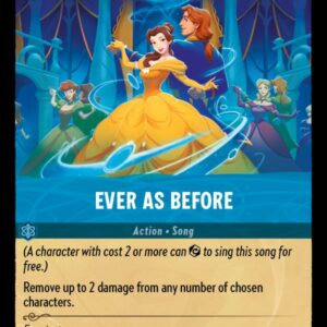 DISNEY LORCANA SINGLE CARDS: SHIMMERING SKIES #96: Ever as Before (Common 162/204: NM)