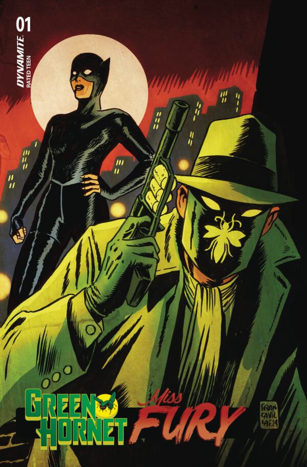 GREEN HORNET/MISS FURY #1: Francesco Francavilla cover A