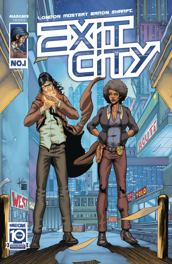 EXIT CITY #1: Karl Mostert cover A