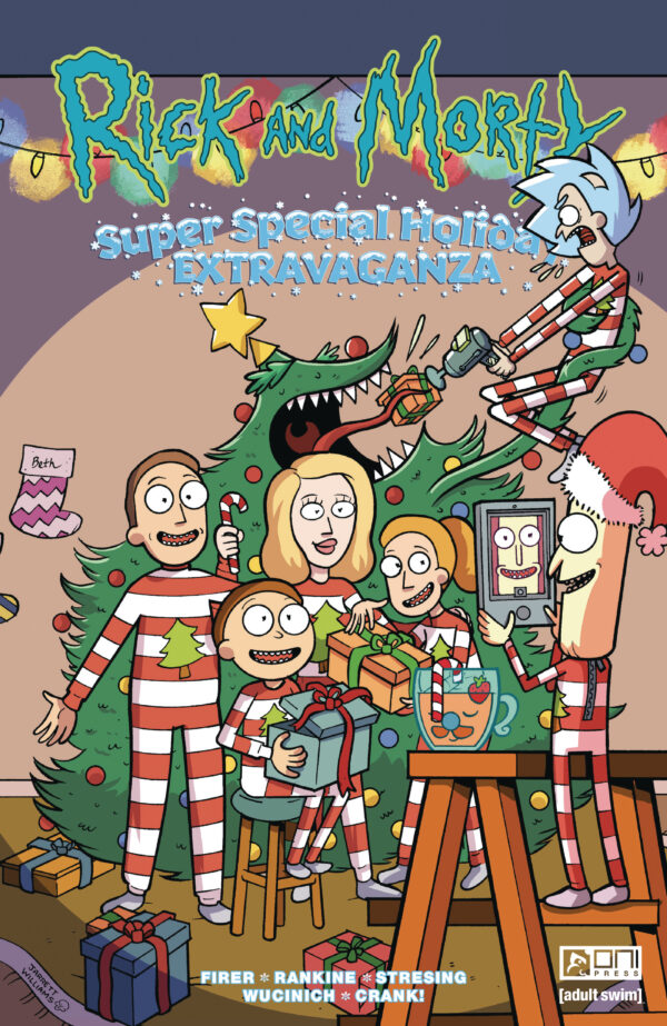 RICK AND MORTY SUPER SPECIAL HOLIDAY EXTRAVAGANZA #1: Jarrett Williams cover A