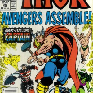 MIGHTY THOR (1966-2018 SERIES) #390: Avengers Assemble Newsstand Edition – NM
