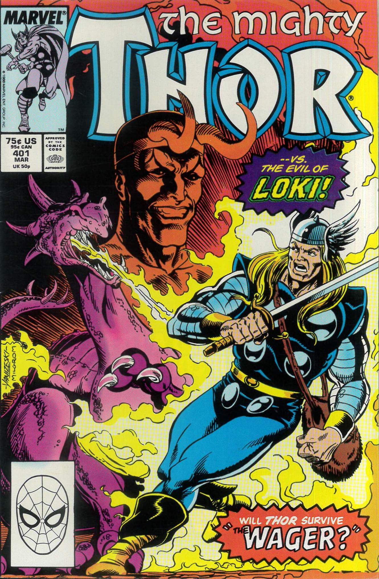 MIGHTY THOR (1966-2018 SERIES) #401 MIGHTY THOR (1966-2018 SERIES) #401