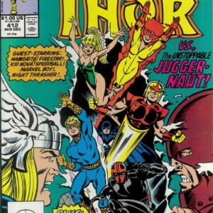 MIGHTY THOR (1966-2018 SERIES) #412: 1st full appearance New Warriors – NM MIGHTY THOR (1966-2018 SERIES) #412: 1st full appearance New Warriors – NM