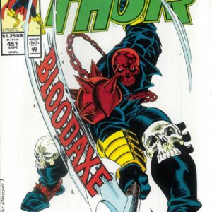 MIGHTY THOR (1966-2018 SERIES) #451: 1st Bloodaxe cover
