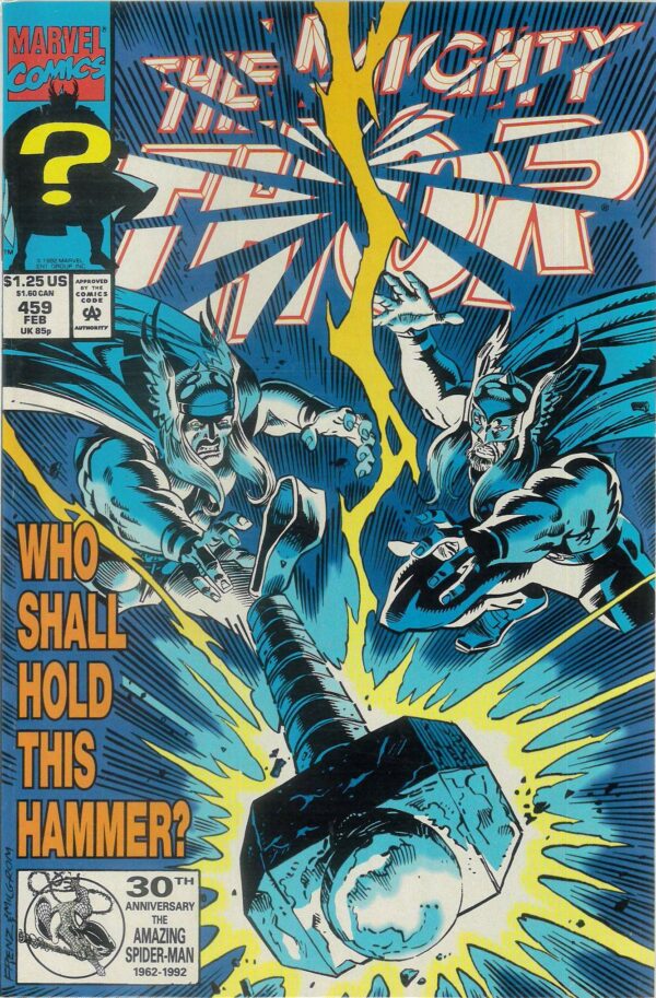MIGHTY THOR (1966-2018 SERIES) #459: Erik Masterson becomes Thunderstrike