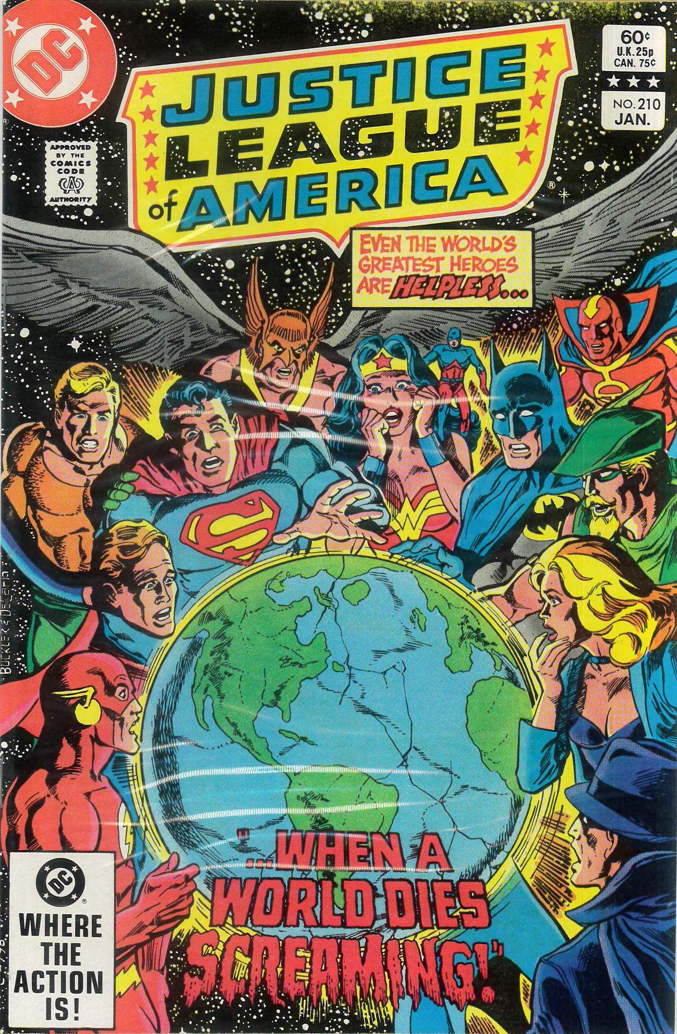 JUSTICE LEAGUE OF AMERICA (1960-1987 SERIES) #210 JUSTICE LEAGUE OF AMERICA (1960-1987 SERIES) #210