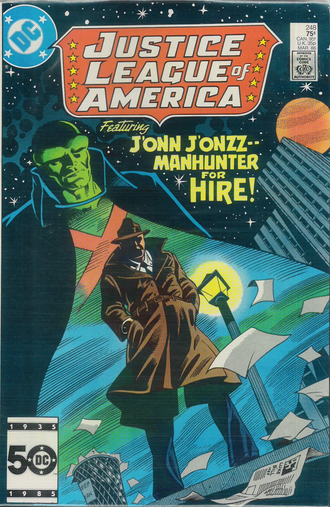 JUSTICE LEAGUE OF AMERICA (1960-1987 SERIES) #248 JUSTICE LEAGUE OF AMERICA (1960-1987 SERIES) #248