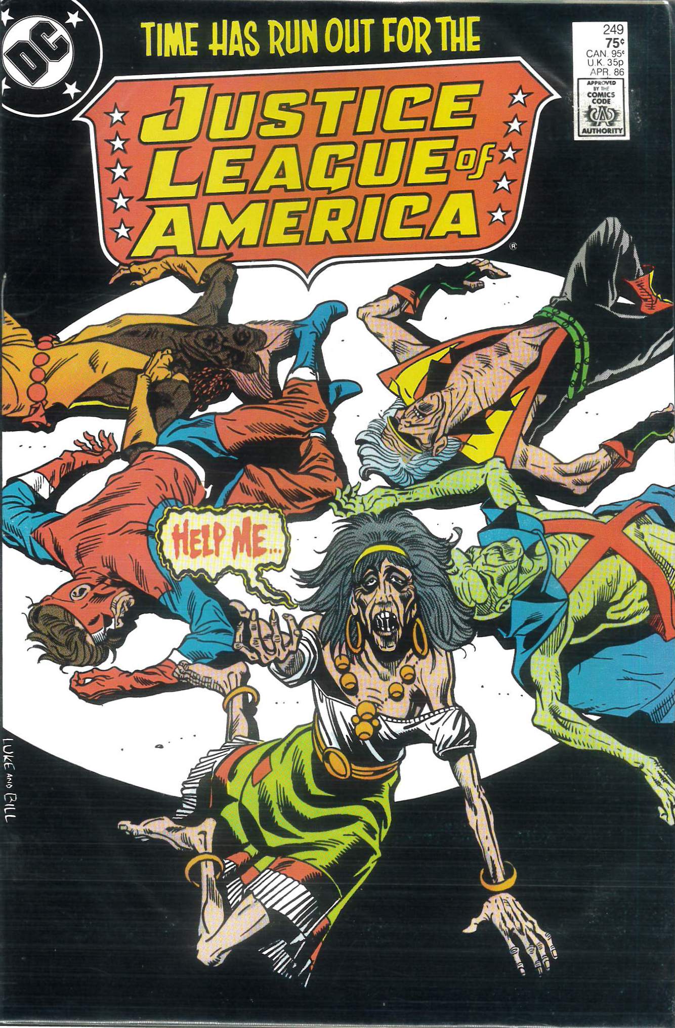 JUSTICE LEAGUE OF AMERICA (1960-1987 SERIES) #249 JUSTICE LEAGUE OF AMERICA (1960-1987 SERIES) #249
