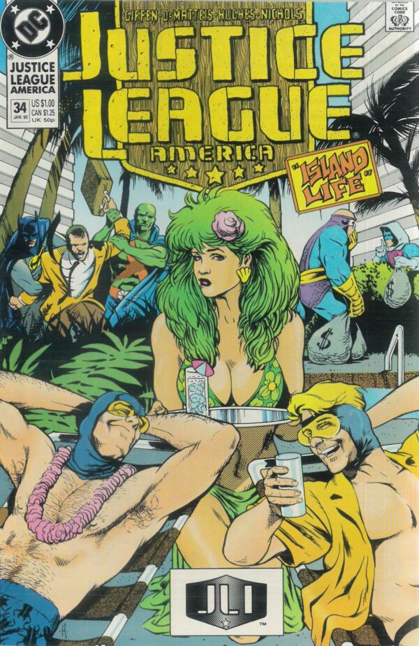 JUSTICE LEAGUE (1987-1996 SERIES) #34