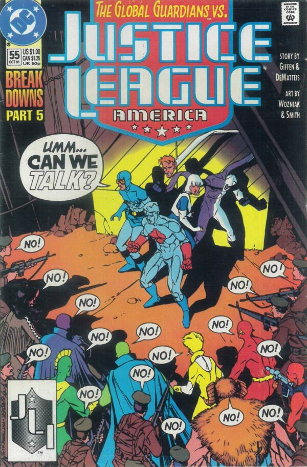 JUSTICE LEAGUE (1987-1996 SERIES) #55