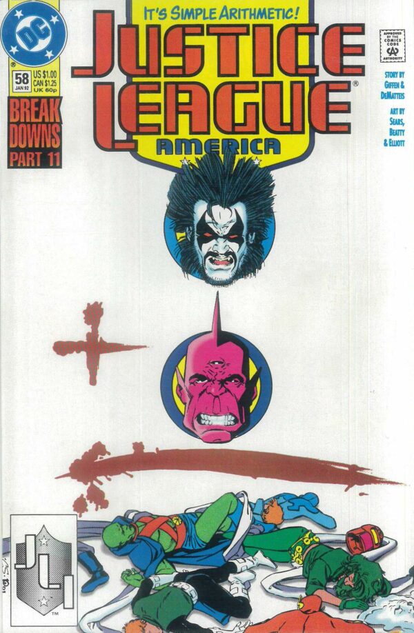 JUSTICE LEAGUE (1987-1996 SERIES) #58