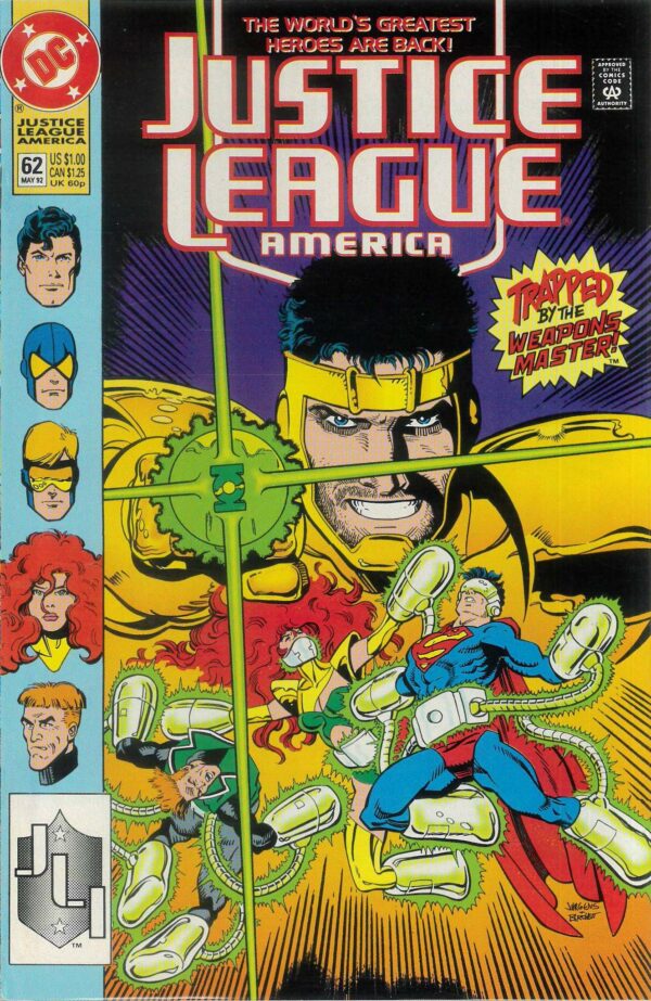 JUSTICE LEAGUE (1987-1996 SERIES) #62