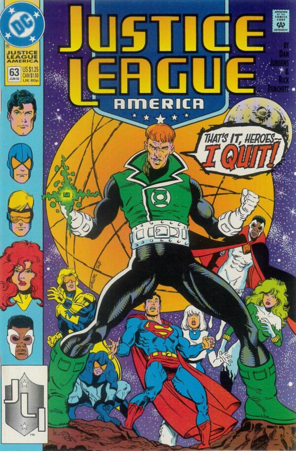 JUSTICE LEAGUE (1987-1996 SERIES) #63