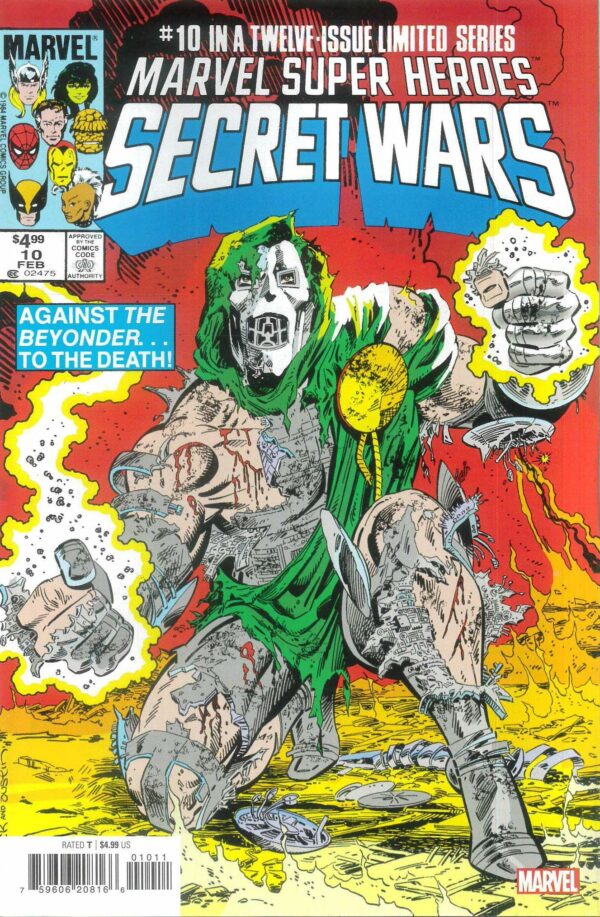 MARVEL SUPER HEROES: SECRET WARS #10: 2024 Facsimile edition (Bob Layton cover A)