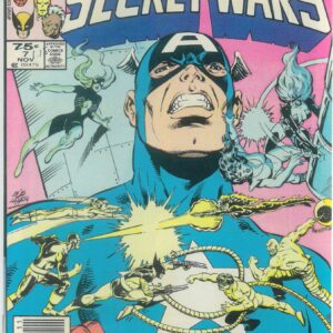 MARVEL SUPER HEROES: SECRET WARS #7: 1st full appearance of Julia Carpenter, Newsstand ed – 9.6