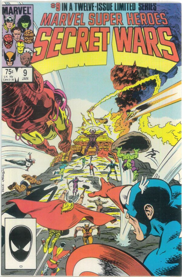 MARVEL SUPER HEROES: SECRET WARS #9: 9.8