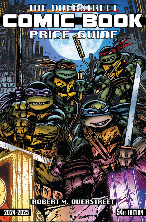 OVERSTREET PRICE GUIDE #54: Kevin Eastman TMNT cover