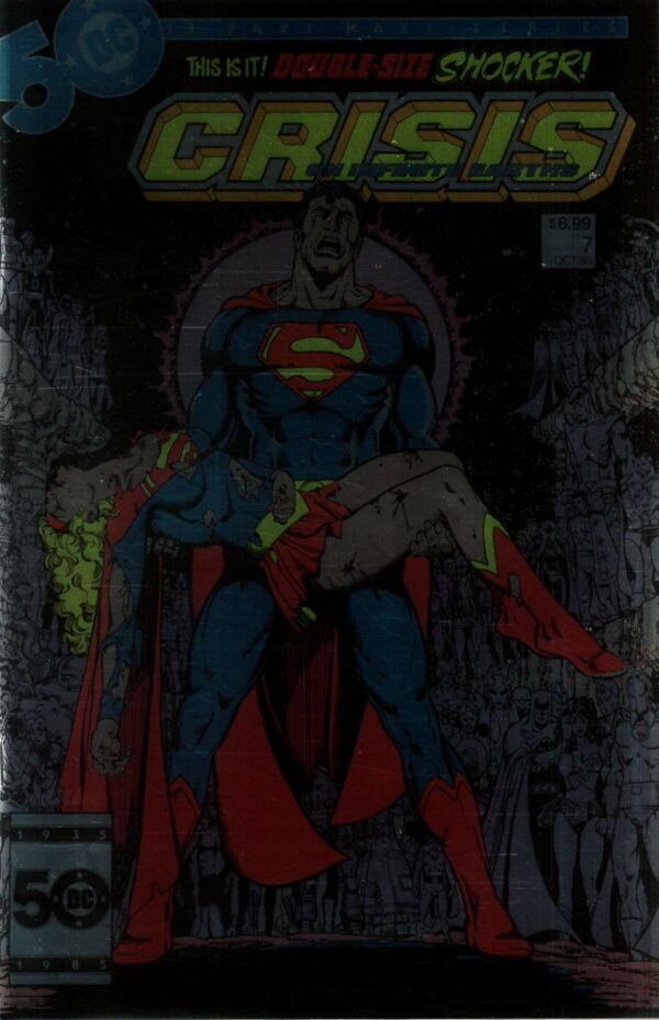 CRISIS ON INFINITE EARTHS #7: 2024 Facsimile edition (George Perez Foil cover C)