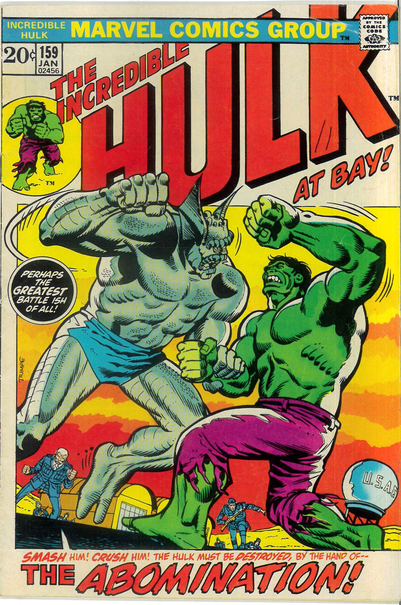 INCREDIBLE HULK (1968-2018 SERIES) #159: FN INCREDIBLE HULK (1968-2018 SERIES) #159: FN