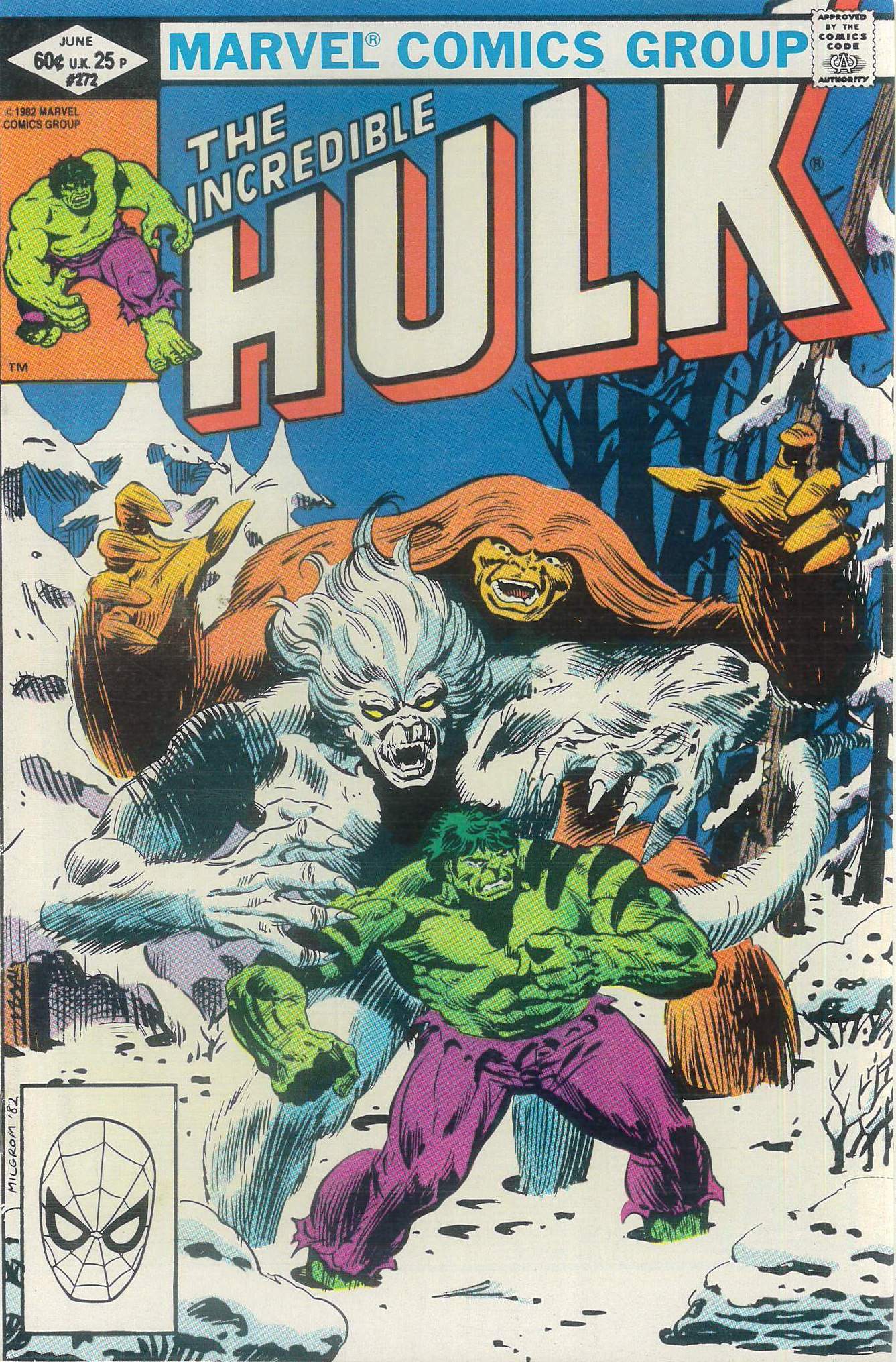INCREDIBLE HULK (1968-2018 SERIES) #272: Wendigo & Sasquatch – NM INCREDIBLE HULK (1968-2018 SERIES) #272: Wendigo & Sasquatch – NM