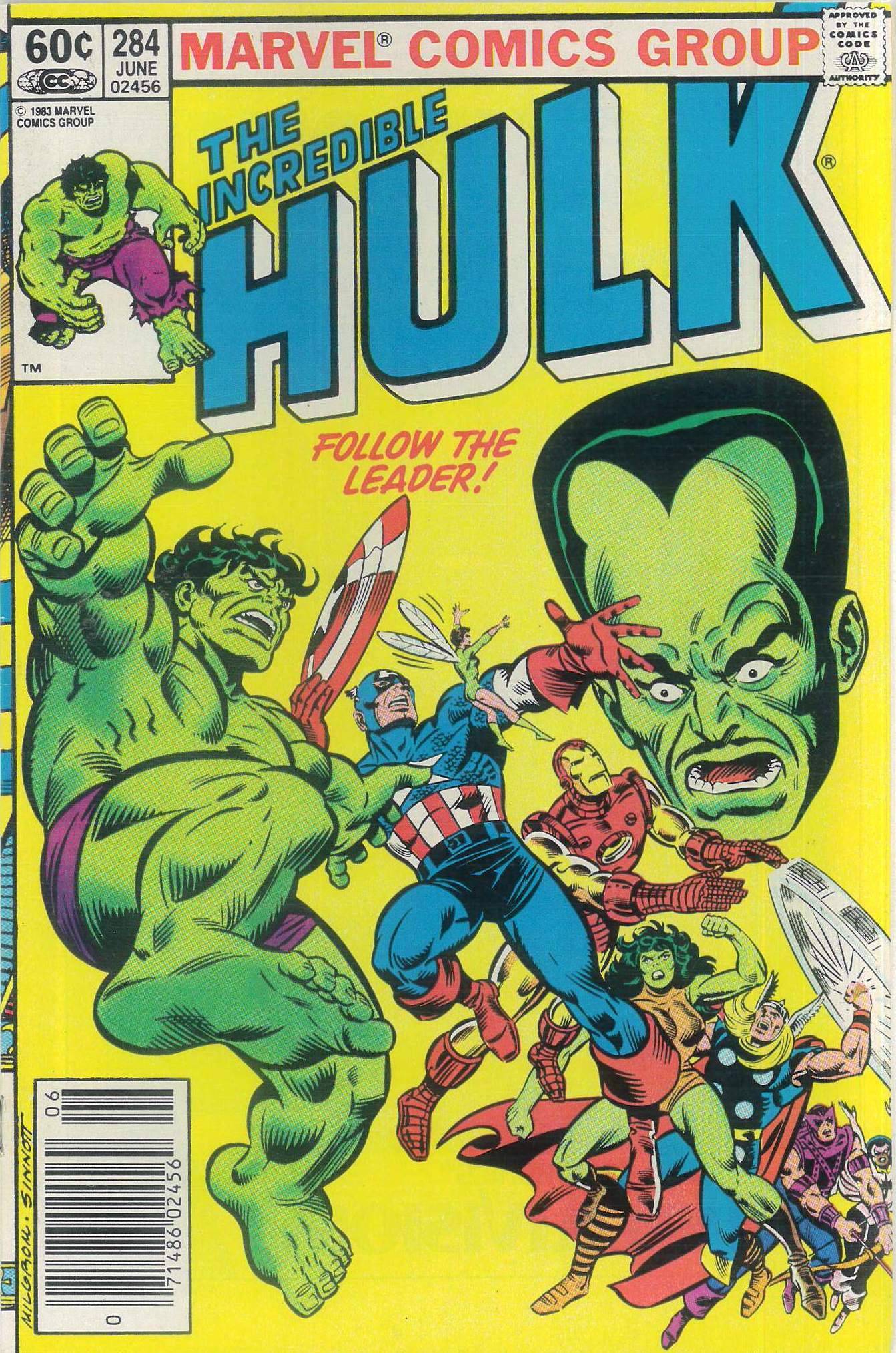 INCREDIBLE HULK (1968-2018 SERIES) #284: NM INCREDIBLE HULK (1968-2018 SERIES) #284: NM