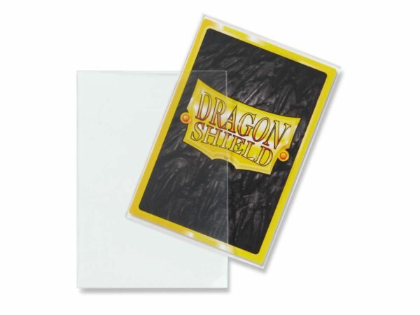 DRAGON SHIELD CARD SLEEVES (JAPANESE 60 PACK YGO) #32: Classic Clear