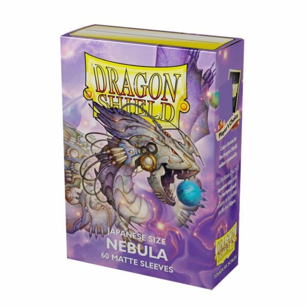 DRAGON SHIELD CARD SLEEVES (JAPANESE 60 PACK YGO) #40: Nebula Purple Matte