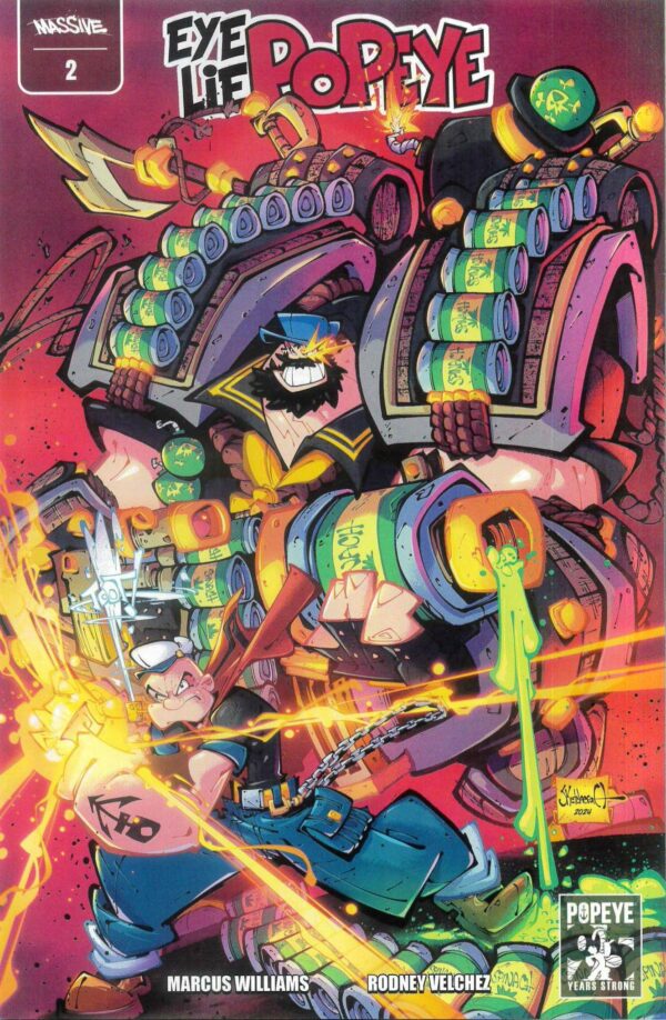 EYE LIE POPEYE #2: Rob Duenas cover D