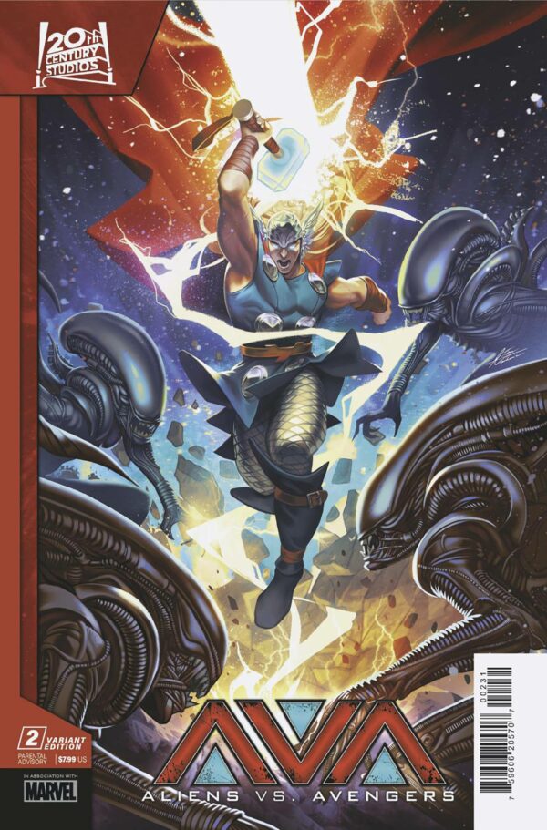 ALIENS VS AVENGERS #2: Mateus Manhanini cover C