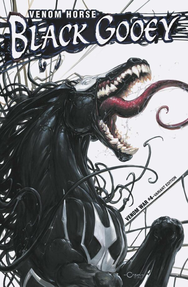 VENOM WAR #4: Clayton Crain Venom Horse cover F