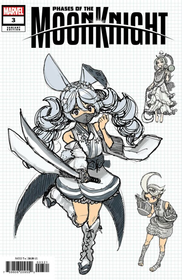 PHASES OF THE MOON KNIGHT #2: Yuki Kaku Design cover B