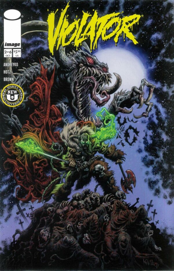 SPAWN: VIOLATOR #2: Kyle Hotz cover A