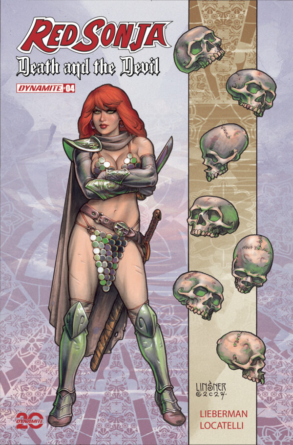 RED SONJA: DEATH AND THE DEVIL #4: Joseph Michael Linsner cover A