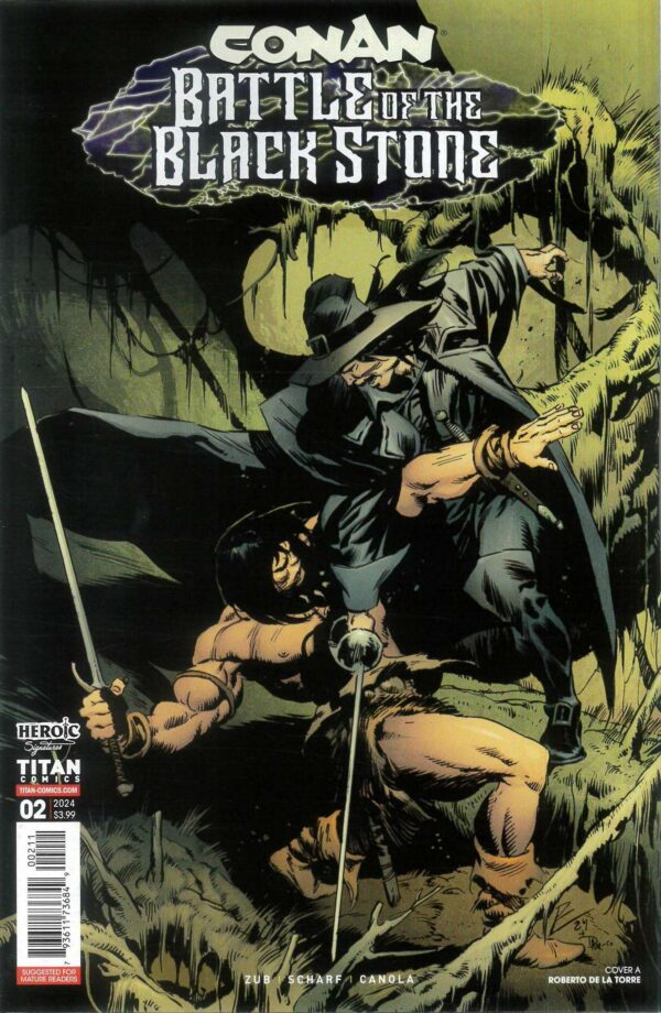 CONAN THE BARBARIAN: BATTLE FOR THE BLACK STONE #2: Roberto De La Torre cover A