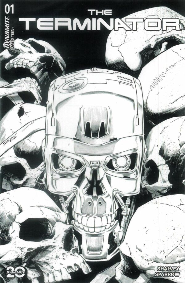 TERMINATOR (2024 SERIES) #1: Declan Shalvey Line Art RI cover O