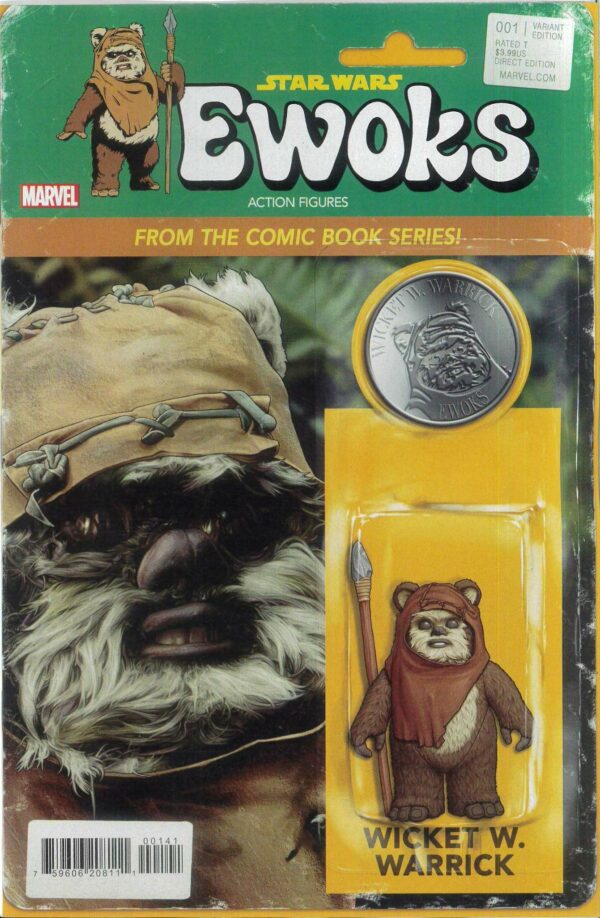 STAR WARS: EWOKS (2024 SERIES) #1: John Tyler Christopher Action Figure cover D