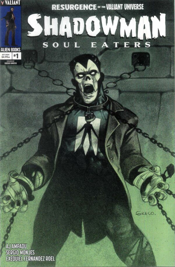 SHADOWMAN: SOUL EATERS #1: Diego Greco Monster cover B