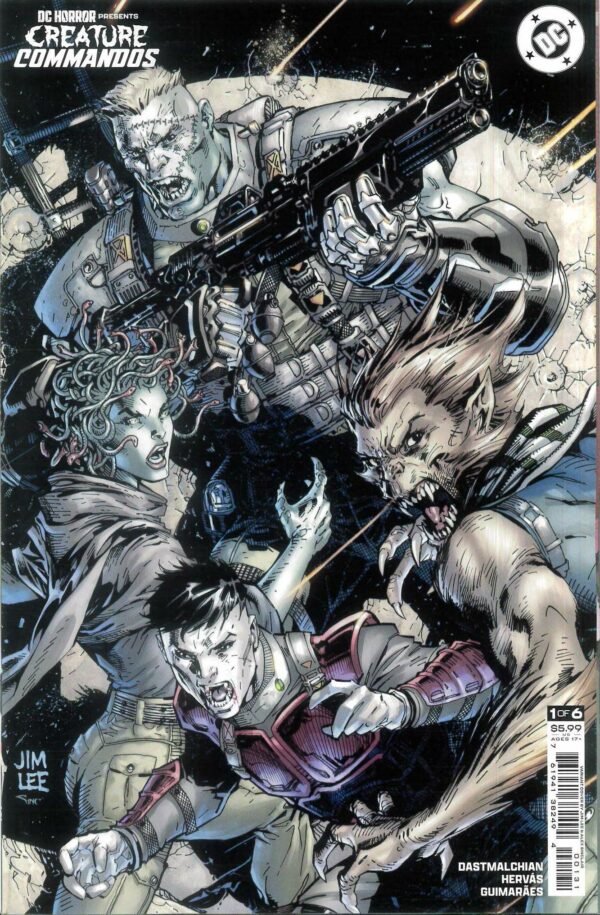 DC HORROR PRESENTS CREATURE COMMANDOS #1: Jim Lee cover C